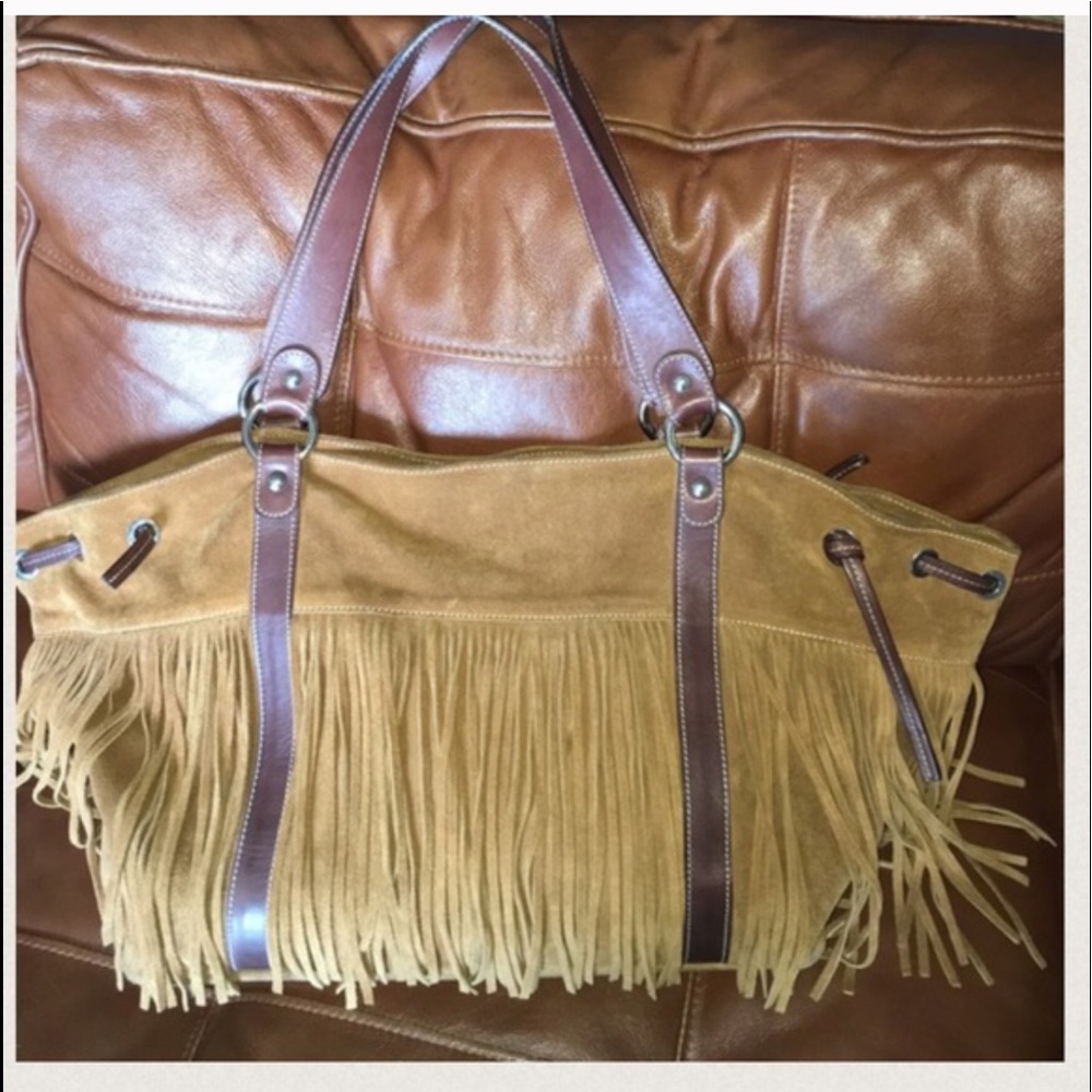 cavalcanti Suede fringe bag